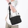 Solid Color Shoulder Bag Multi-compartment Crossbody Bag