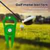 Zinc Alloy Golf Divot Repair Tool Bottle Opener Magnetic Ball Marker Holder Metal Green Fork Tool Golf Accessories Men Women Golfer Enthusiasts Gift