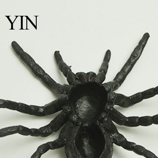 Gedetailleerd Spinnenornament voor Display Realistisch Beeldje, Levensgetrouw Nep Vogelspin Figuur, Plastic Dierlijk Arachnide Model Halloween Grappen Props,