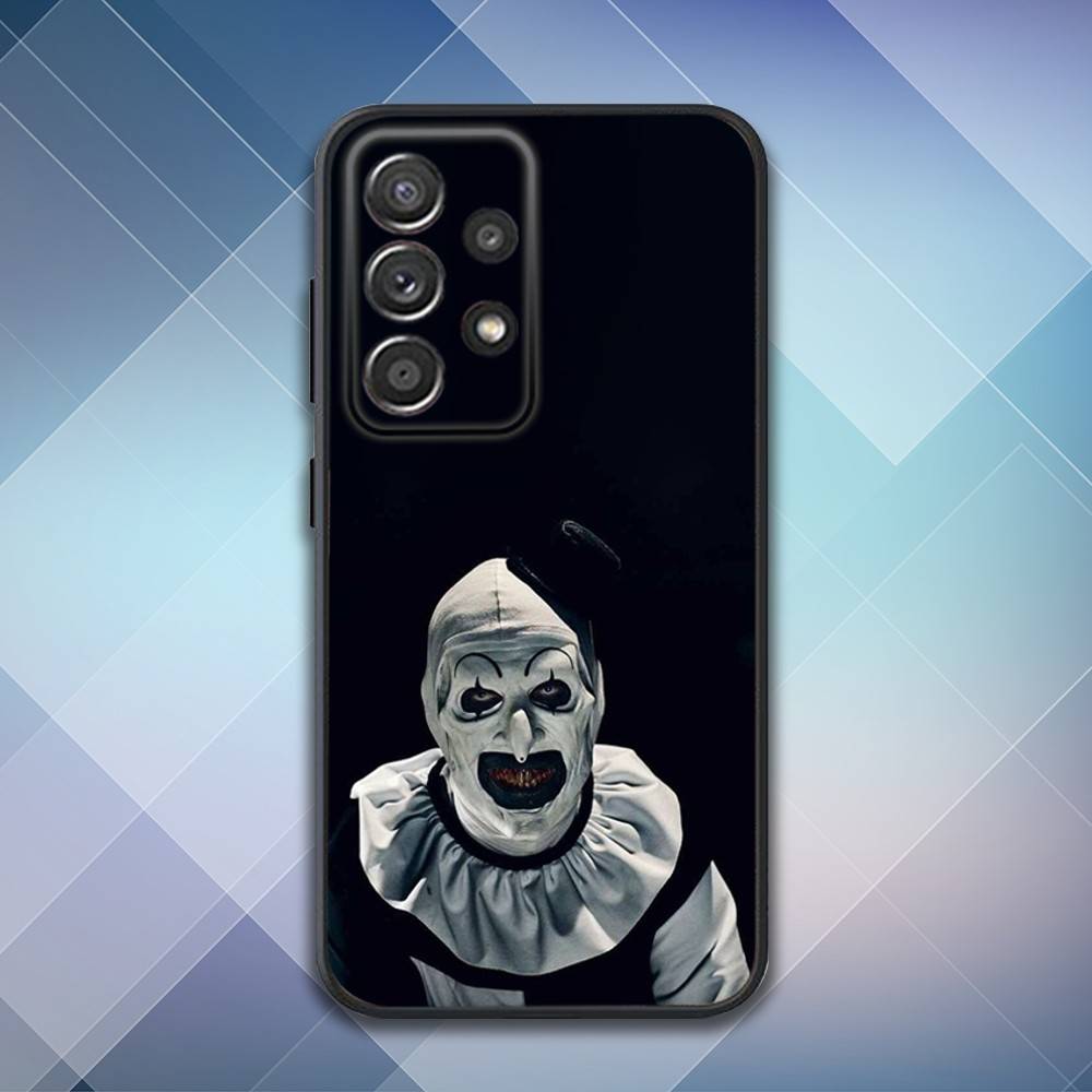 Art the C-Clown Horror Phone Case For Samsung S25,S24,S21,S22,S23,S30,Ultra,S20,Plus,Fe,Lite,Note,10,9,5G Black Cover