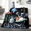 1pc Casper1 Blanket, Gift, for Men and Women, Soft Blanket, Good for Sofa Bed Couch Travel, Lightweight Flannel Blanket