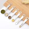 2025 Hot 6pcs/set Food-grade Stainless Steel Measuring Spoon Set Sugar Coffee Powder Spice Measure Scoop Kitchen Baking Tool