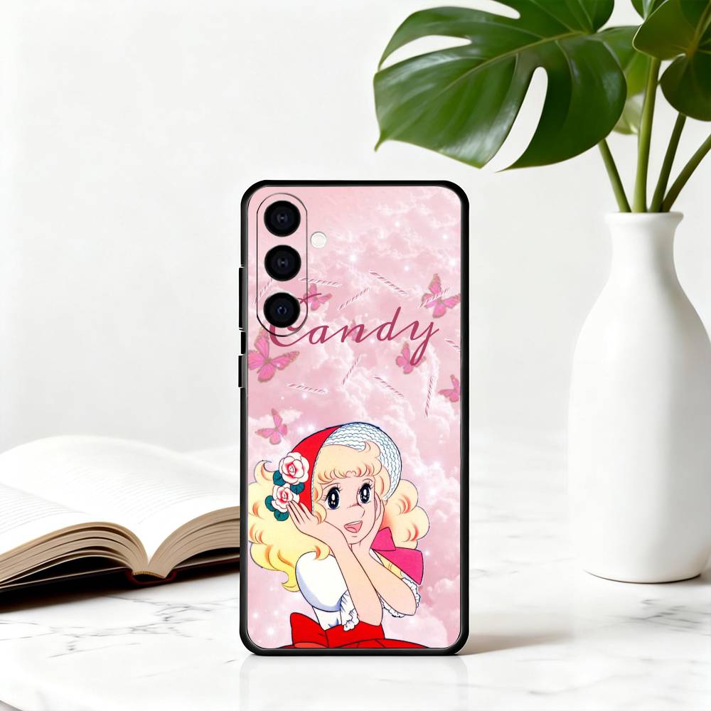 

M-Manga C-candys candy-cc Phone Case For Samsung Galaxy A73,A72,A71,A70,A53,A52,A51,Soft Silicone Black Cover Samsung a20s