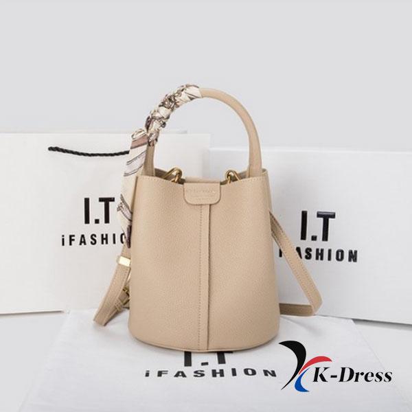 

Модна розкішна сумка Glimello з м’якої коров’ячої шкіри на плече великої ємності. бежевий