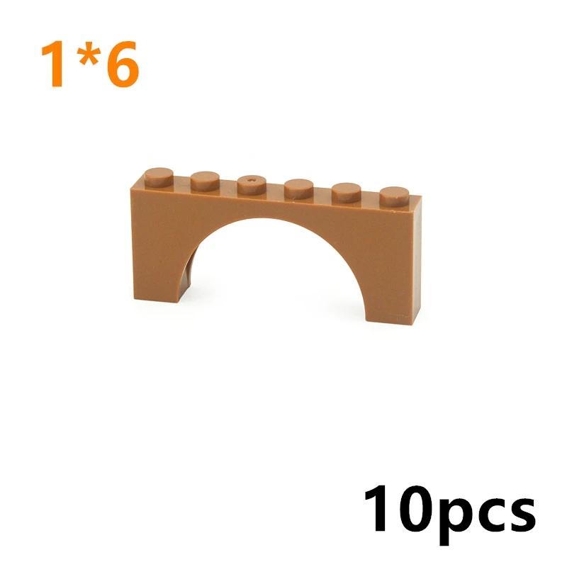 

Building Blocks MOC Bricks Arch 1x6x2 Thick Top with Reinforced Underside Assembles Particles Compatible with 3307 15254 12939