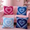 Sweet Love Cushion Cover Comfort Sofa Bed Silky Elegant Invisible Zipper Decorative Holiday Gifts
