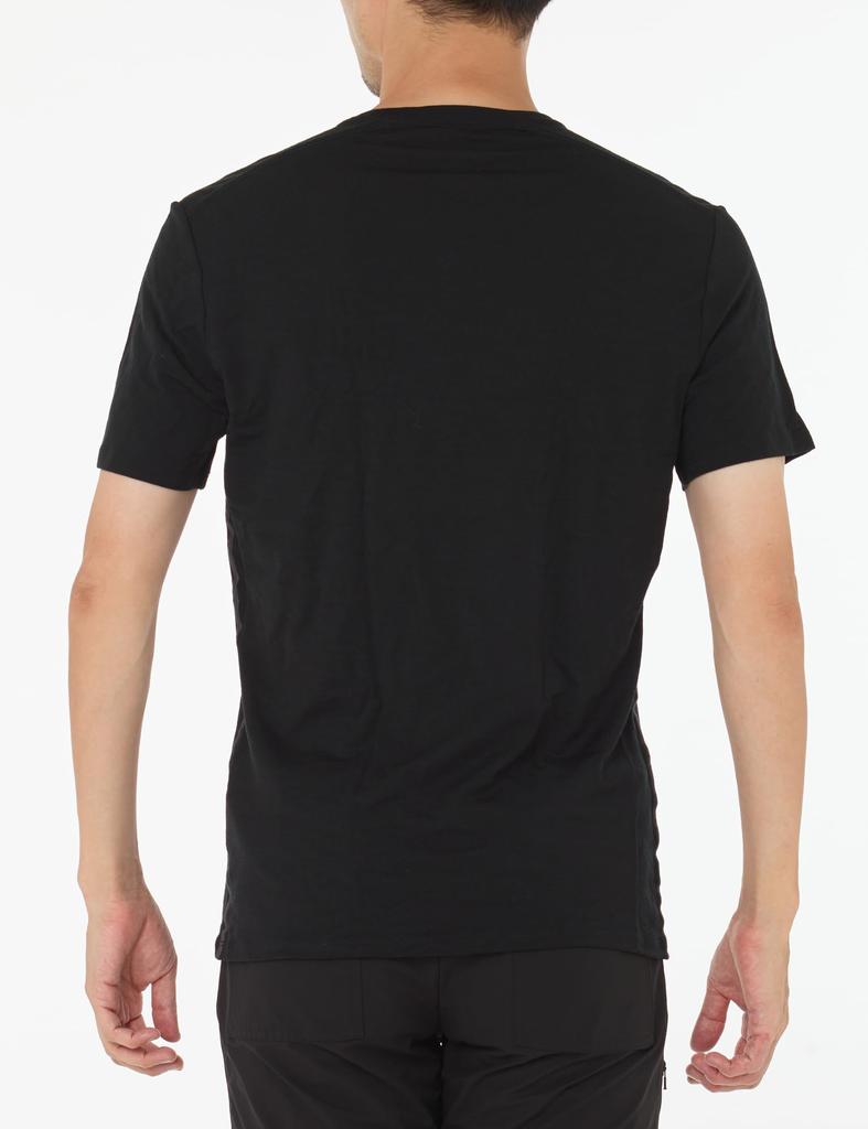 [Icebreaker] [Icebreaker] Short-sleeved T-shirt for men, size M, Anatomica SS Crewe, Black, size L