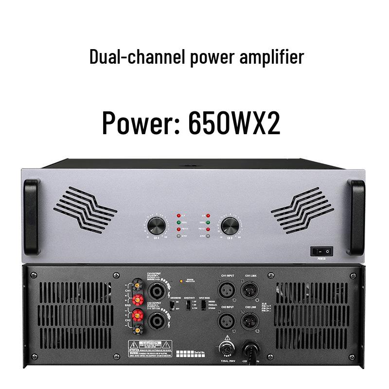 2U3U High Power 1600W Dual Channel Professional Stage Amplifier for KTV