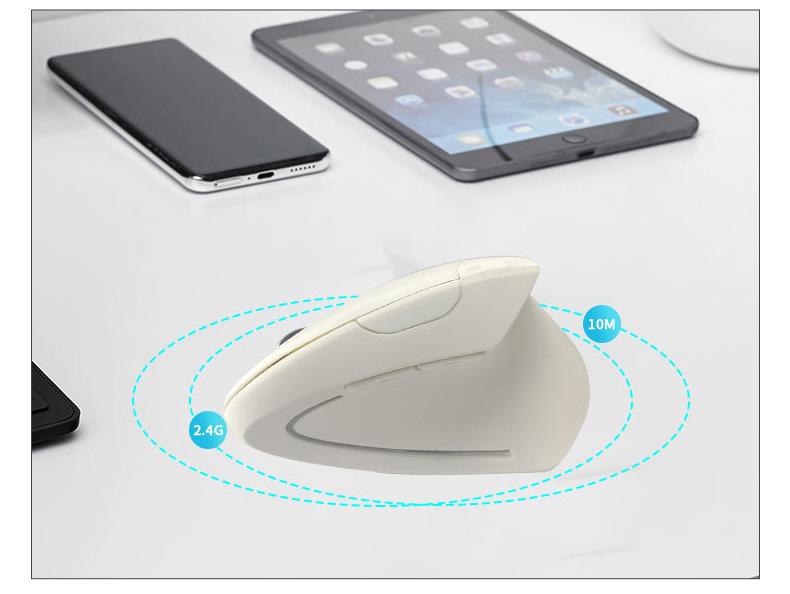 Ergonomische Vertikale Drahtlose Optische Maus für Laptops
