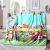 Coperta stampata a tema Numberblocks - Perfetta per divano, letto, viaggi e uso all'aperto | Lavabile in lavatrice, accogliente e resistente.