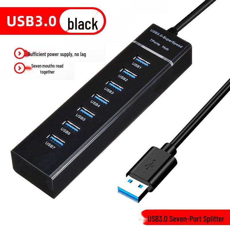 USB 3.0 Hub Docking Station Multi-Port Converter for Laptop/Desktop