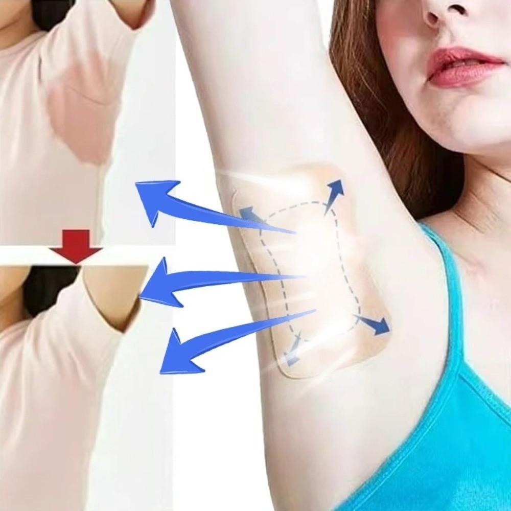 5 szt. Niewidoczne podpaski pod pachy przeciw potowi Cienkie bezszwowe plastry pochłaniające pot Oddychające podpaski przeciw poceniu Kobiety Mężczyźni