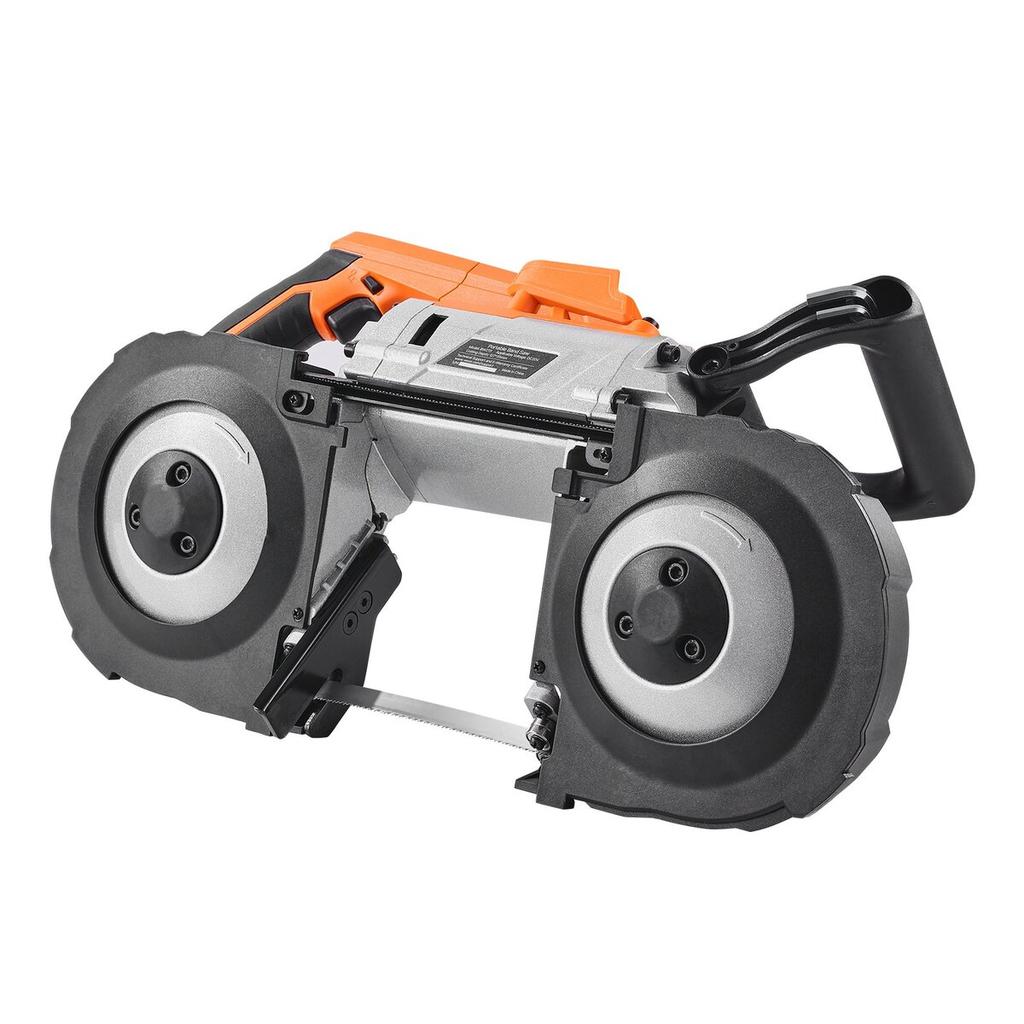 20V Portable Cordless Band Saw 5 In Cutting Depth 0-120 M/min Variable Speed Brushless Motor, With Led Light, For Cutting Steel, Aluminum, Cables,