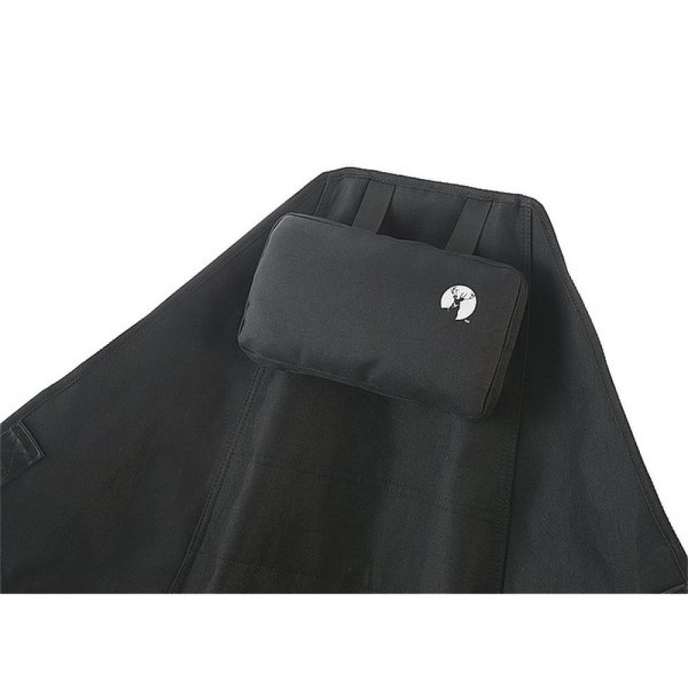 Captain Stag Uc 1899 Outdoor Chair  Chair  HamMock Chair  Fd Chair  Mock Headrest  Inner Pocket  Black Gracia