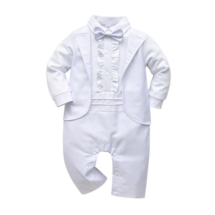Jungen Langarm Babybody und Taufkleid – Frühling/Herbst Kleinkind Outfit