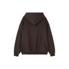 Loose Fit Letter Hoodie Long Sleeve Sweatshirt Men tops Brown LE2204HD02BR