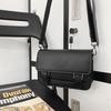 Crossbody bag men's bag new trendy brand messenger bag casual PU neutral shoulder bag portable small square bag