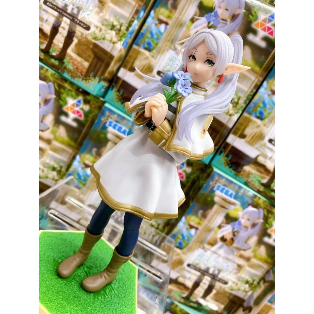 19CM Anime Sousou no Frieren Frieren Luminasta Figure Bouquet Anime Fern Model Toy Gift Collection Aciton Figure PVC Doll