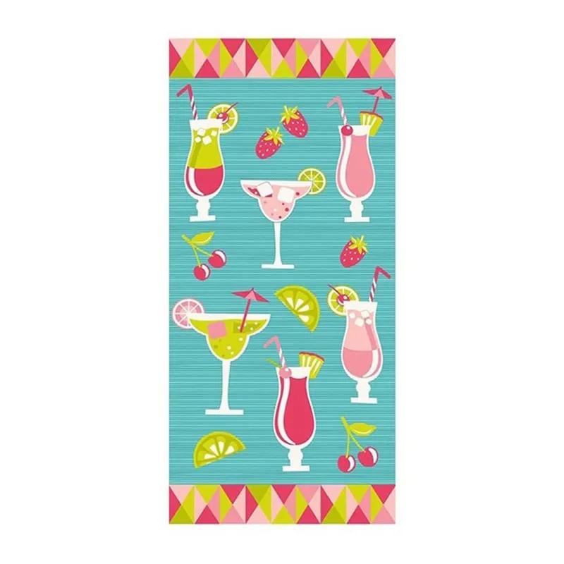 70x150cm Microfiber Colorful Printed Absorbent Beach Towel Adult Swimwear Cover Bathroom Bath Mat