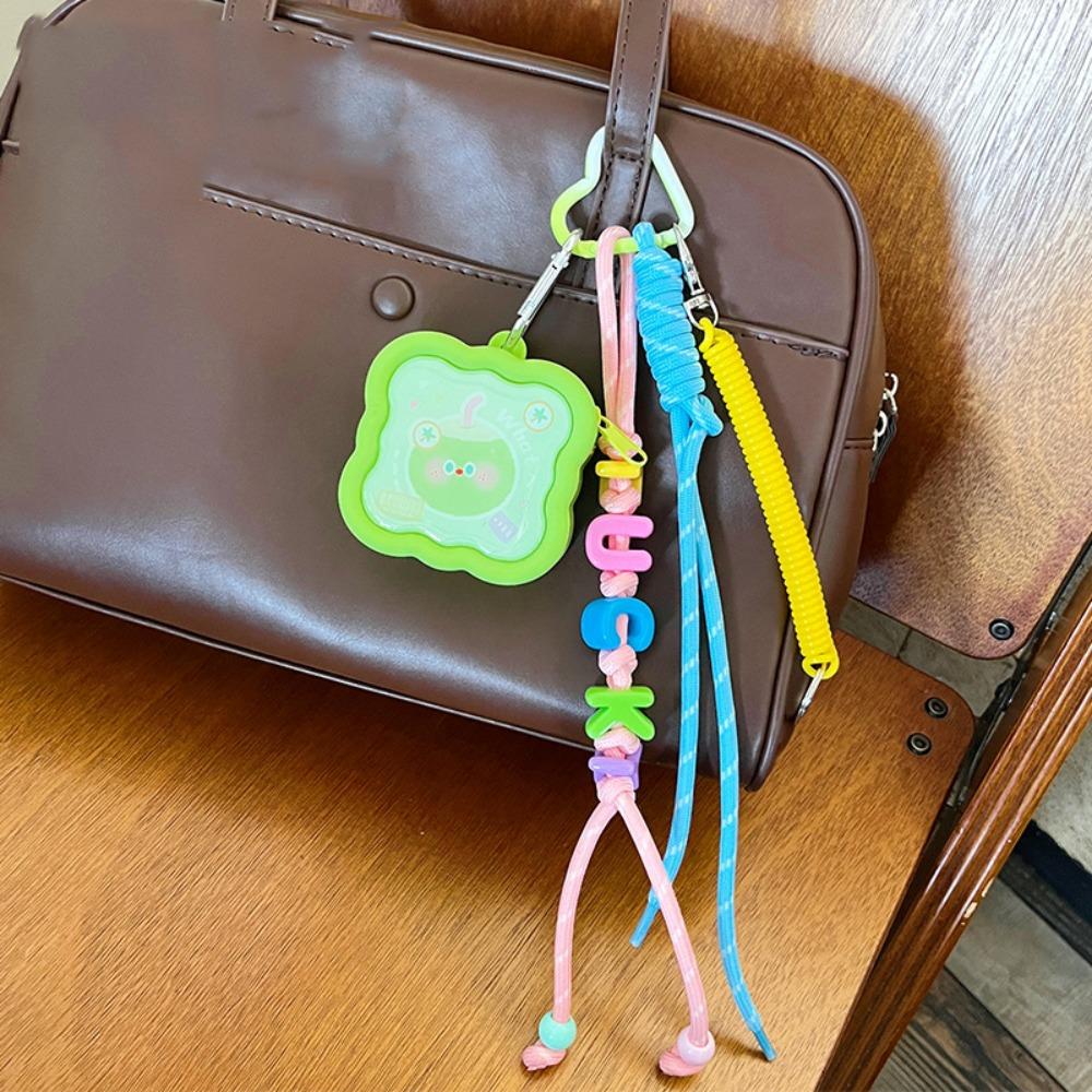 

Fruit Mini Storage Bag Pendant Dopamine Silicone Bag Keychain Silicone Coin Purse Keychain Woman Style B