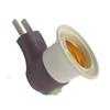LED Light Lamp Bulbs Socket Base Holder EU/US Plug Adapter /OFF Switch White