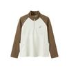 Kids' Winter Color-block Half-Zip Performance Top