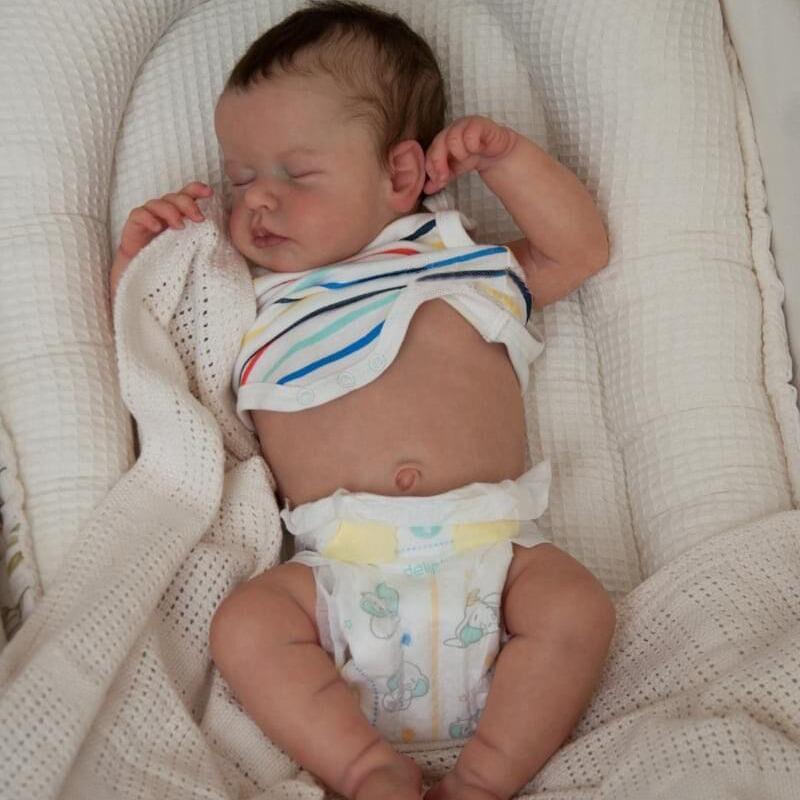 NPK 19inch Baby Doll Girl Reborn Bath Doll LOULOU