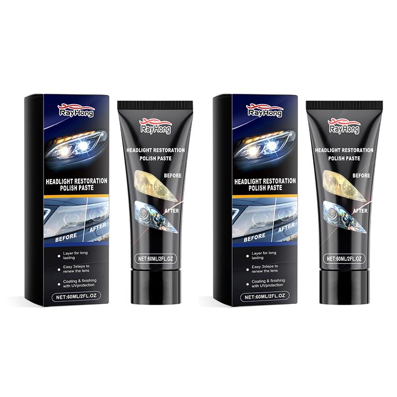 Car Headlight restoration Polishing Repair Paste lamp Coating  Care Scratch Cleaning Refurbishing Polishing Cream 60ML