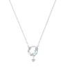 Moon Star Zircon Necklace: Light Luxury Dainty Design for Women, 2022