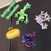 3D Printed Coloful Magnetic Frog Joint Movable Ornaments Kitchen Refrigerator Magnet Home&Office Desk Decoration 12Cm/5In