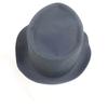 Excellent HERMES Hat Linen Blend H Logo Embroidered Fedora Blue Linen Mens Used