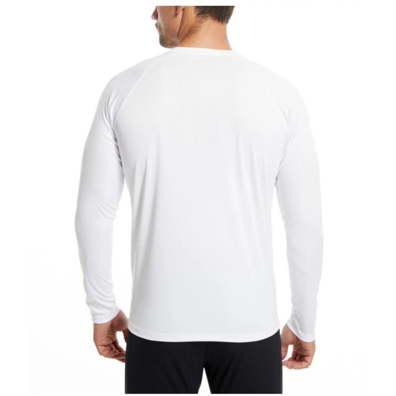 Mens Long Sleeve Fishing Shirt UPF Sun Protection Quick Dry Lightweight Breathable Clothing Outdoor Angling
