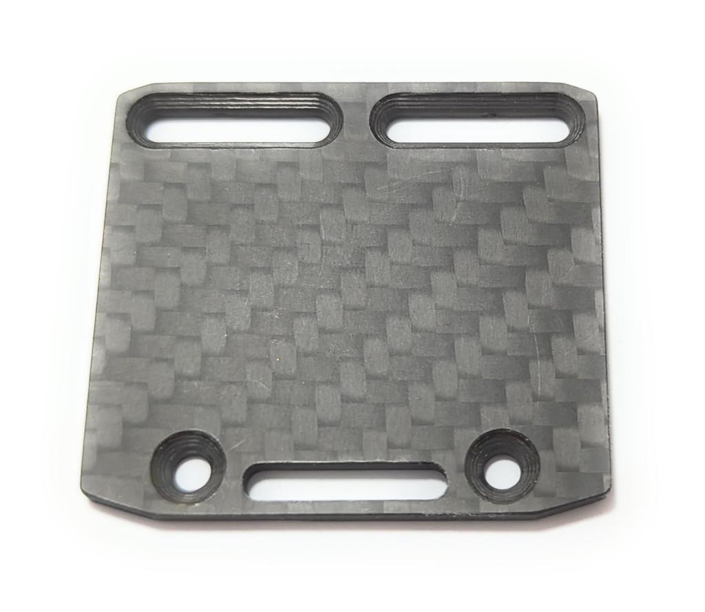 Metal Garage Japan Original Carbon Fiber Rear Amplifier Plate for YD-2, RDX, RD2, TT-02, MB-01, and BT-01 (MGH34)