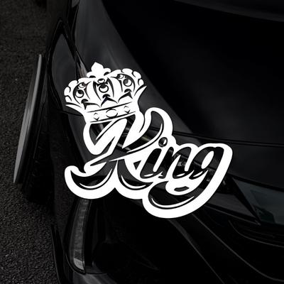 King Funny Vinyl Motorcycle Car Stickers Decal Anime Cute Car Accessories Decorationized Personalization