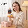 Hair Rope Storage Holder 3D Printed Articulated Goose Ties Rack, Cute Knitted Texture Desktop Organizer for Dressing Table Accessories and Headbands,