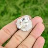 925 Silver Tourmaline Gemstone Wife Boho Flower Promise October Birth Bezel Ring