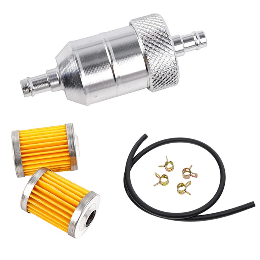 Cleanable Fuel Filter Element Accessory Easy Installation Filter CNC Aluminum Filter Aluminum Alloy Construction