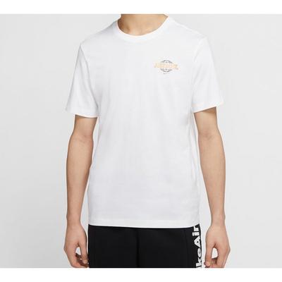 Sportswear JDI T Shirts Men's White Crew Neck Moderate Straight Fit CT6554-100