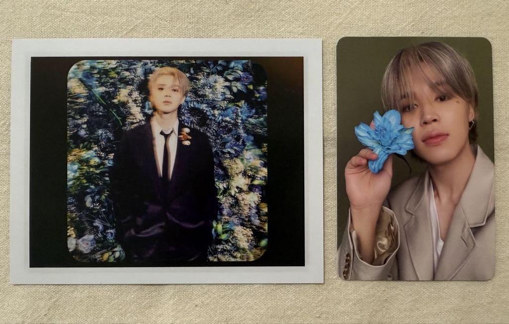 [USED] Jimin Jimin MUSE Trading Card Included, No Missing Items, Bonus Trading Card Blooming