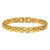 Stainless Steel Strap Bracelet 18K Gold Plated, Fashion Jewelry Br-1318