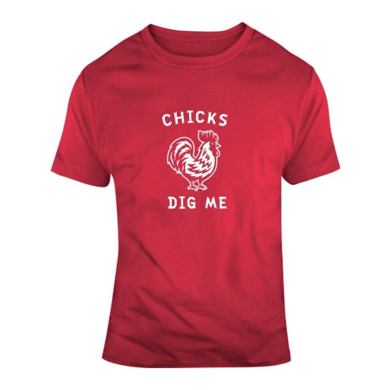 Chicks Dig Me Funny T Shirt S