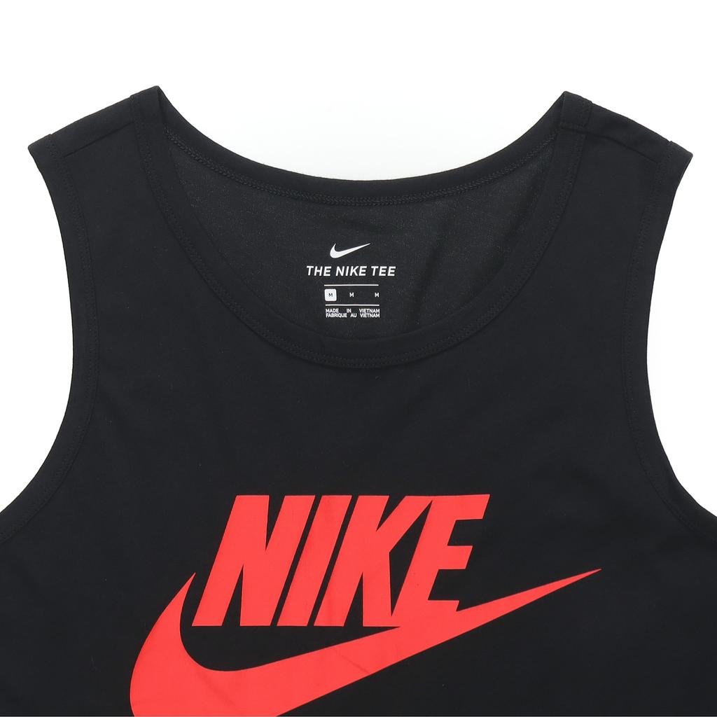Nike Nsw Tank Icon Futura Casual Sports Logo Print Breathable Vest Men Tops Black AR4992-010