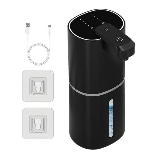 Yousheng Automatic Soap Dispenser Bathroom Touchless Hand Soap Dispenser Wall Mounted IPX5 Waterproof USB Rechargeable Foaming Soap Dispenser with