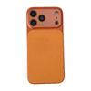 Lychee Texture Phone Case for Apple 17PROMAX - Trendy Leather Sticker Protective Case for 13/14/16/17 Models