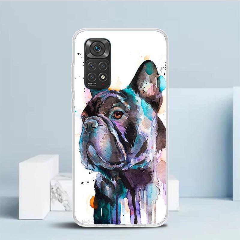 French Bulldog Dog Pug Phone Case For Xiaomi Redmi Note 15 14 14S 13 12S 12 Pro Plus 11S 11 11T 11E 10S 10 + Soft TPU Back Cover