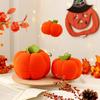 Halloween Decorations - Realistic Pumpkin Plush Toy Figurines - Home Party Doll Display Items