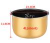 Universal Electric Rice Cooker Bowl for Midea 3L 4L 5L Non-stick Pan Rice Cooker Liner Pot 1pc