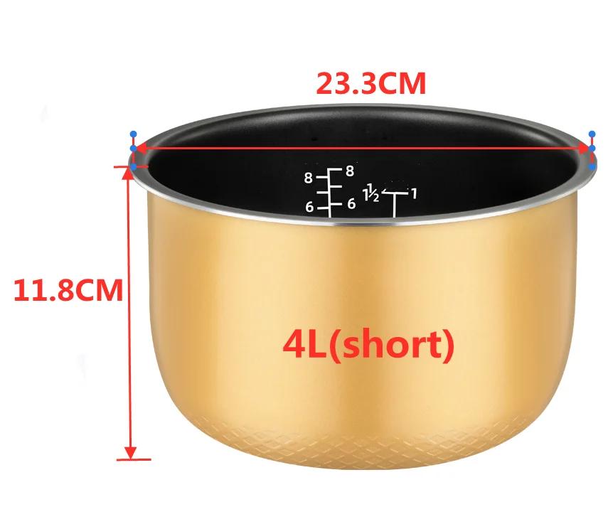 Universal Electric Rice Cooker Bowl for Midea 3L 4L 5L Non-stick Pan Rice Cooker Liner Pot 1pc