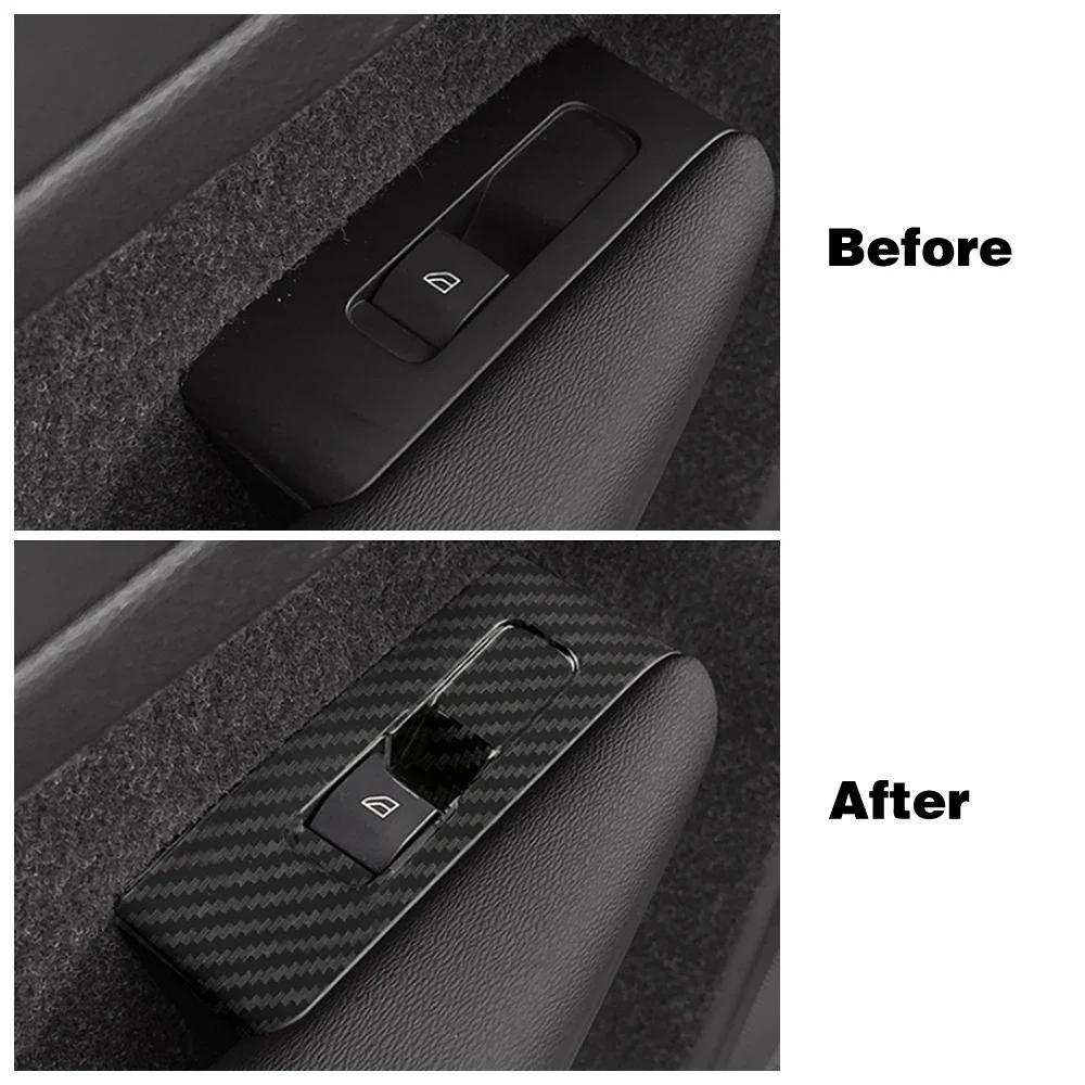 For Volvo XC40 2019 2020 2024 2024 Car Center Console Accessories Carbon Fiber Color Change Decoration Styling Frame Cover Trim