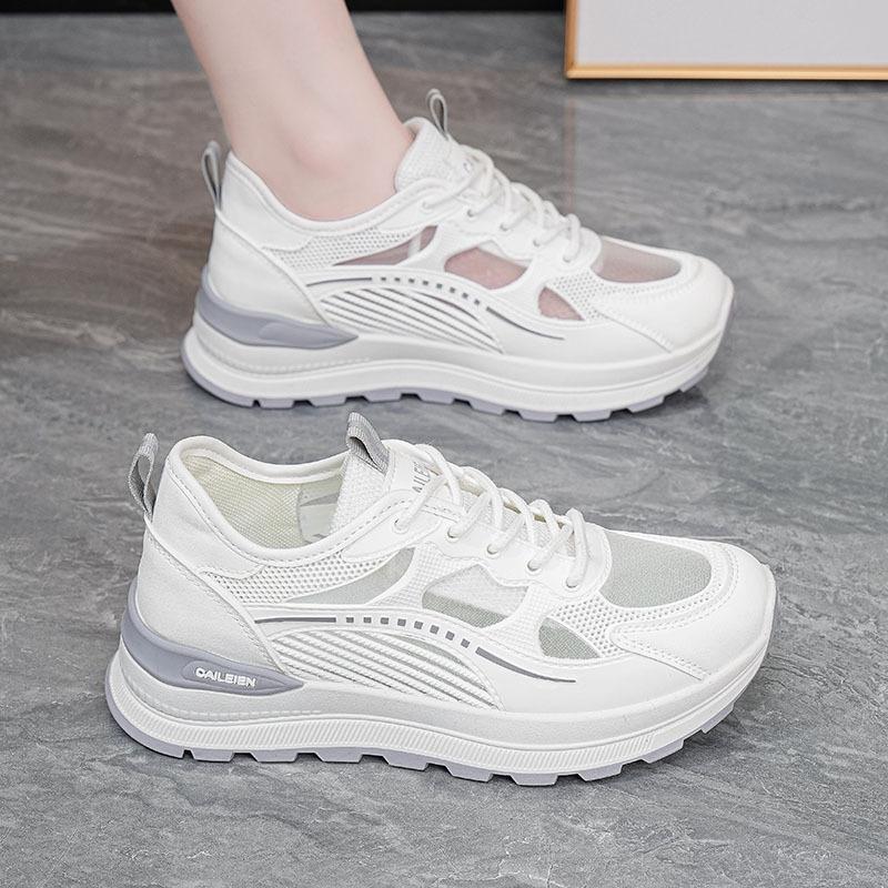 Breathable Lightweight Sports Shoes, Women's Versatile Thick-soled Casual Shoes Devotion